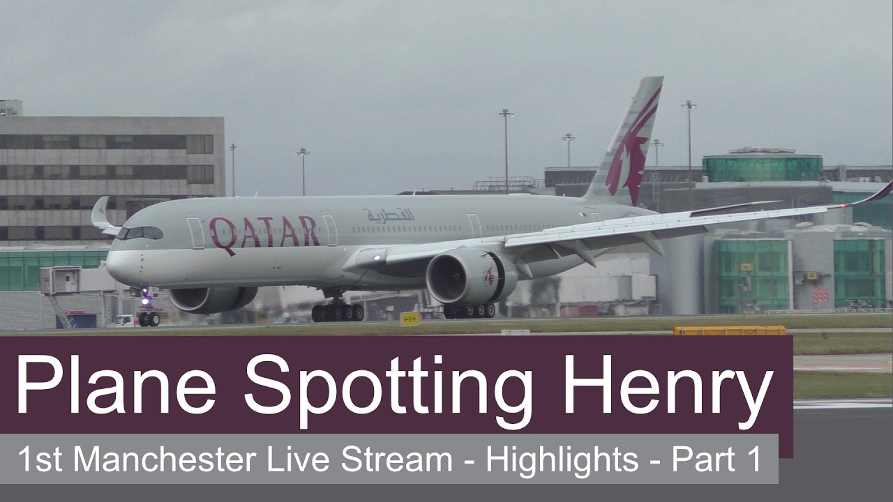 Manchester Airport (MAN-EGCC) 8th February 2026 - Live Stream Highlights - Part One