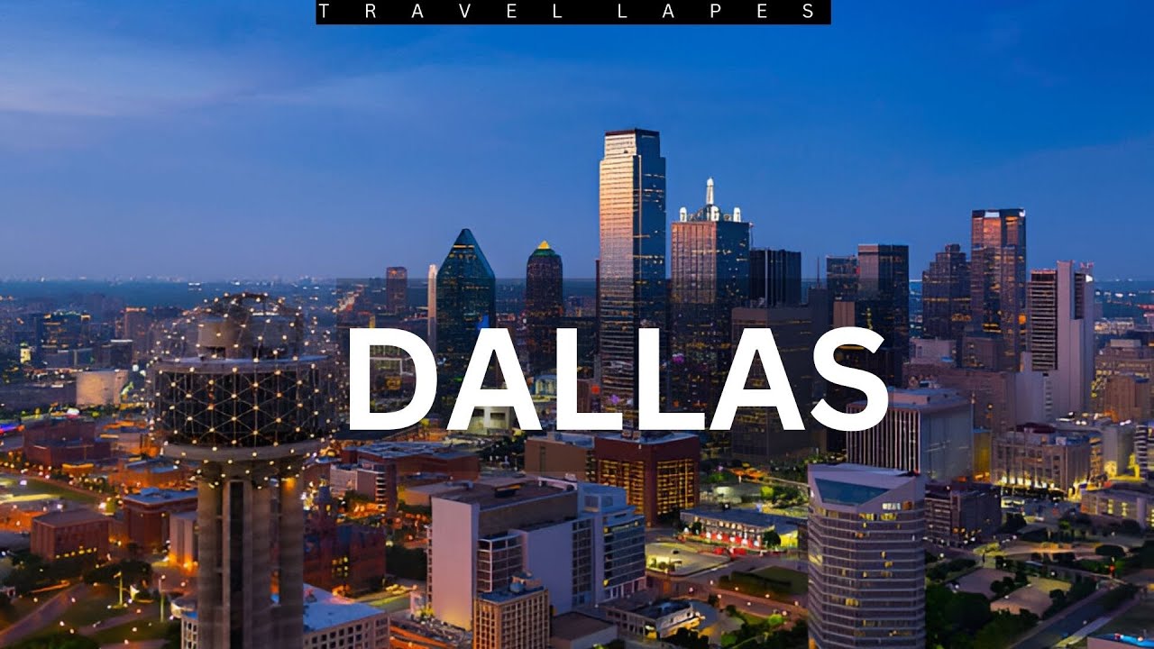 Amazing Dallas City, Texas |by drone |