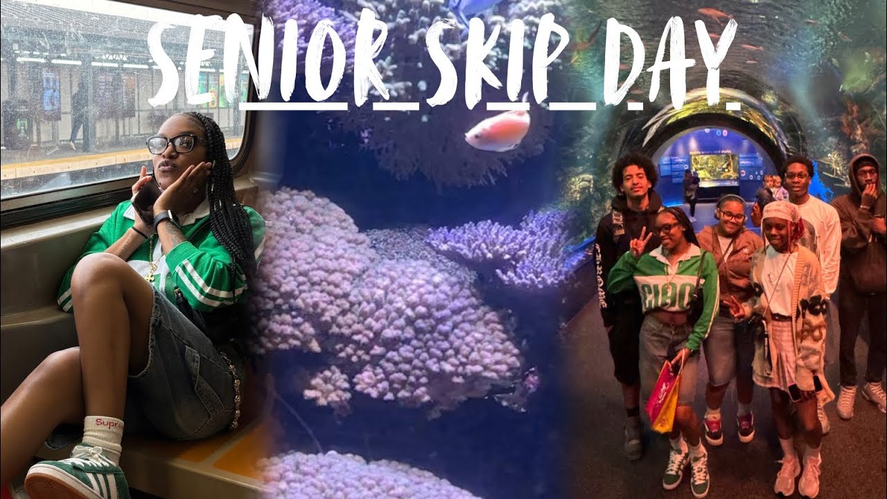 Senior Skip Day Vlog | Coney Island, Arcade, Aquarium & more!
