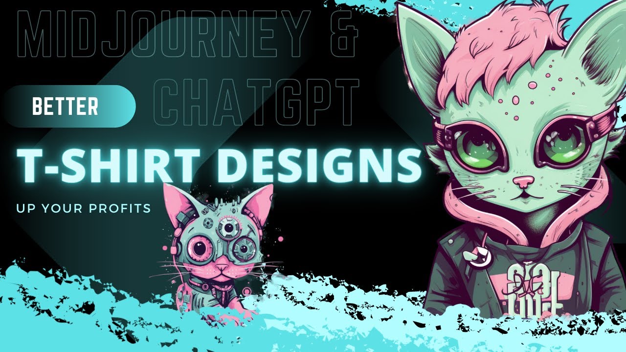 T-shirt Designs That Actually Sell! How to use ChatGPT & Midjourney Prompts to Make Money Online