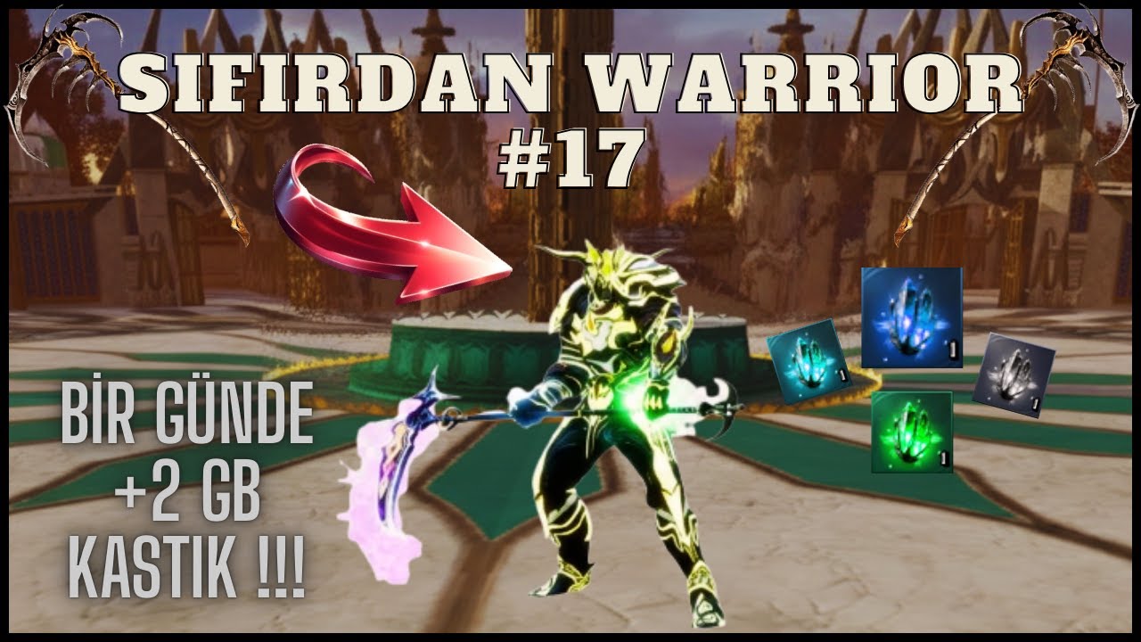 Sıfırdan Warrior Bölüm #17 | TEK VİDEO BANKADA 6 GB :)) | Rise Online Galia
