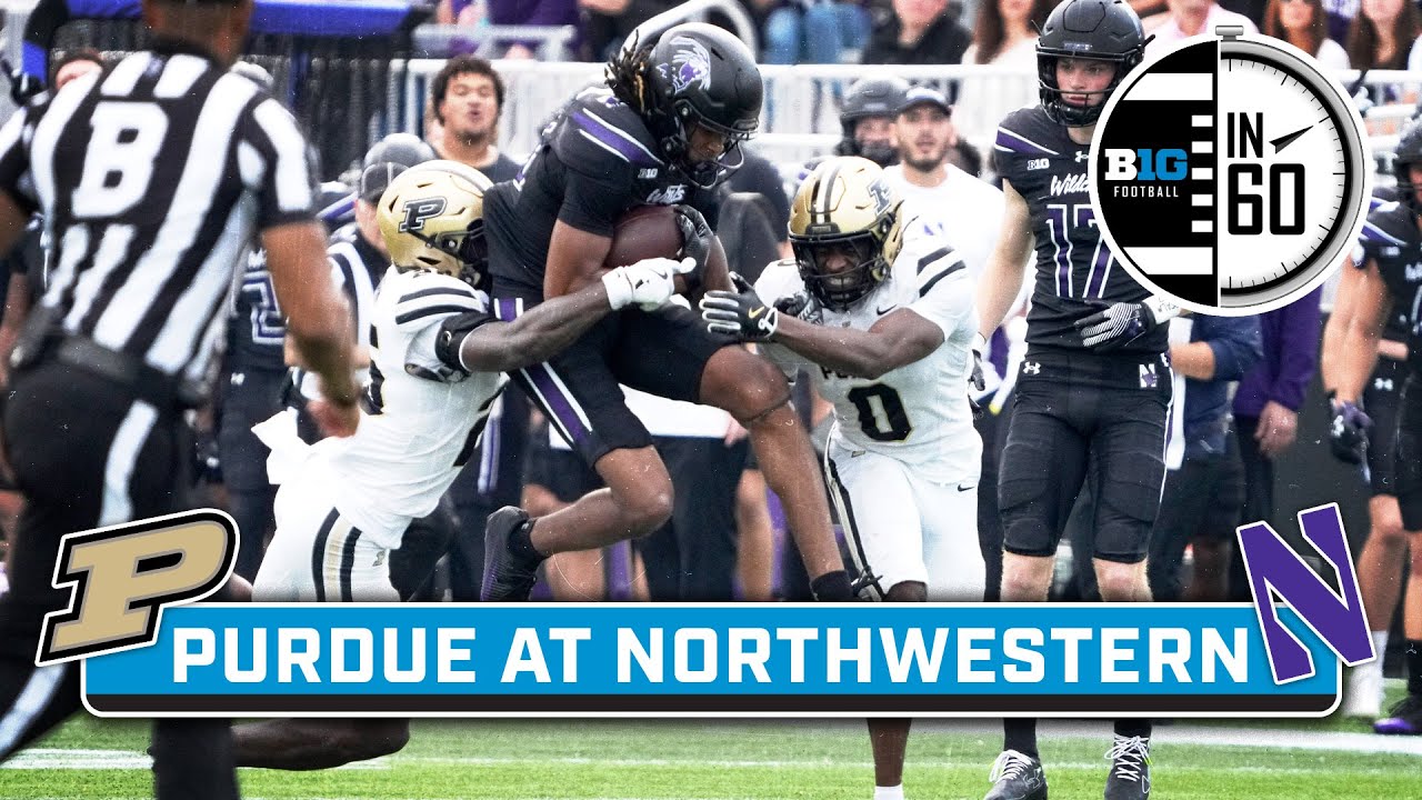 Purdue at Northwestern | Oct. 21, 2025 | B1G Football in 60