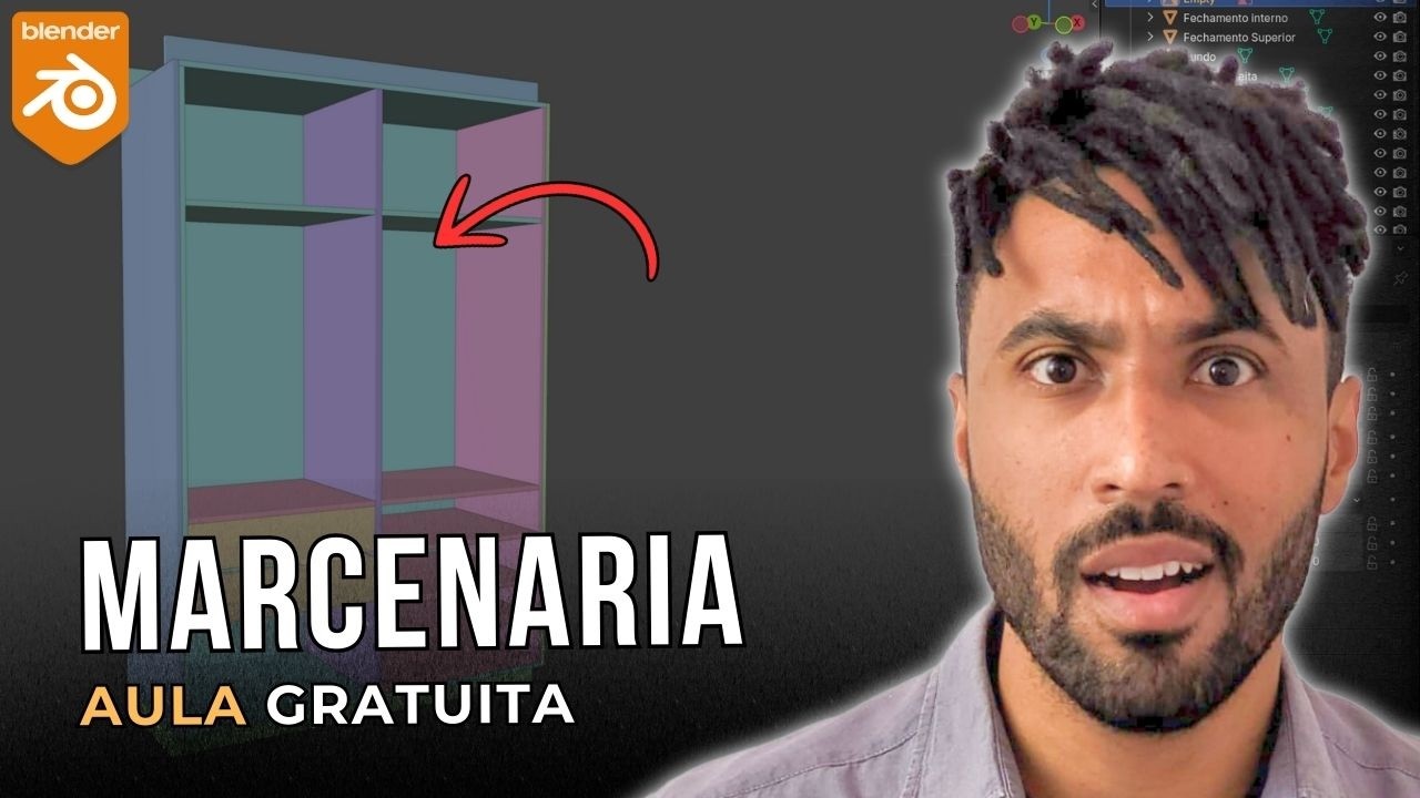 🔴Marcenaria no Blender é Fácil?
