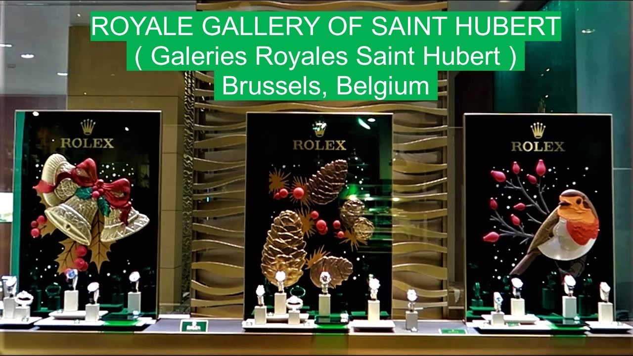 BRUSSELS LES GALERIES ROYALE SAINT HUBERT
