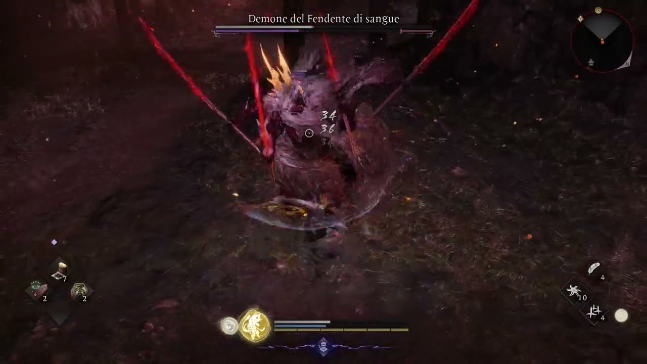 Nioh 3 Demone del Fendente di Sangue Boss Fight