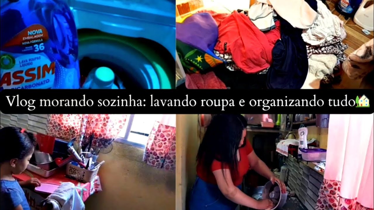 Morando sozinha: até ajuda na louça apareceu 😂