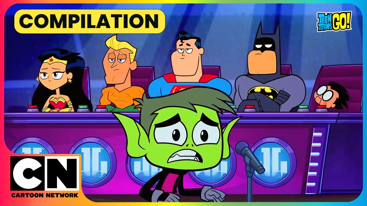 Do Superheroes Have Talent?!🎤😱| Teen Titans Go👧🏻| Cartoon in English🤩| Kids Cartoon💫| @cnindia
