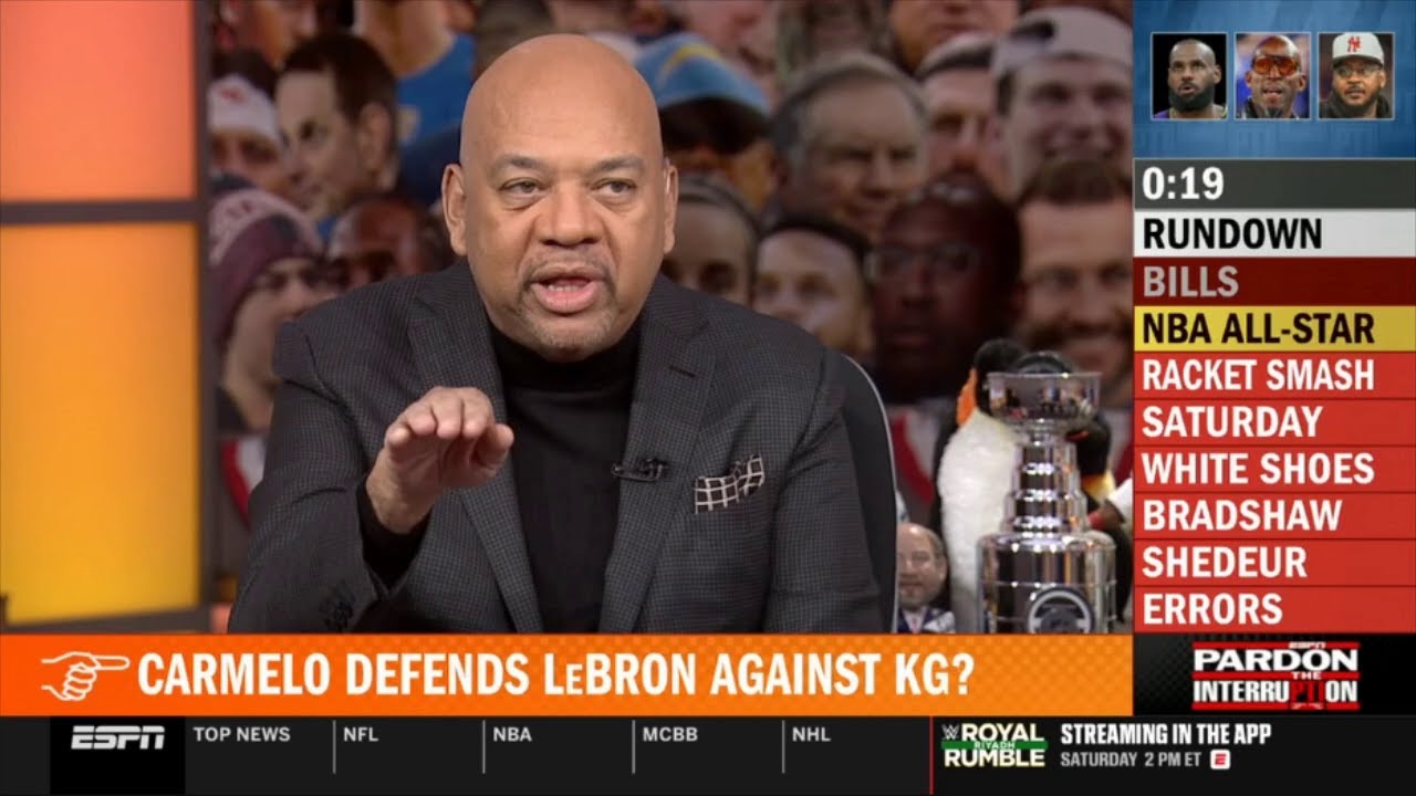 Pardon the Interruption | CarMelo doubles down, co-signs KGs 
