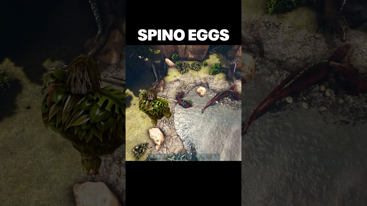 Spino Eggs are way too Easy! #arksurvivalevolved #dinosaur #arksurvivalascended #ark