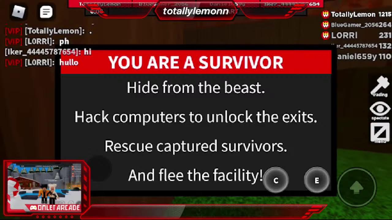 Watch me play Flee The Facility- Roblox