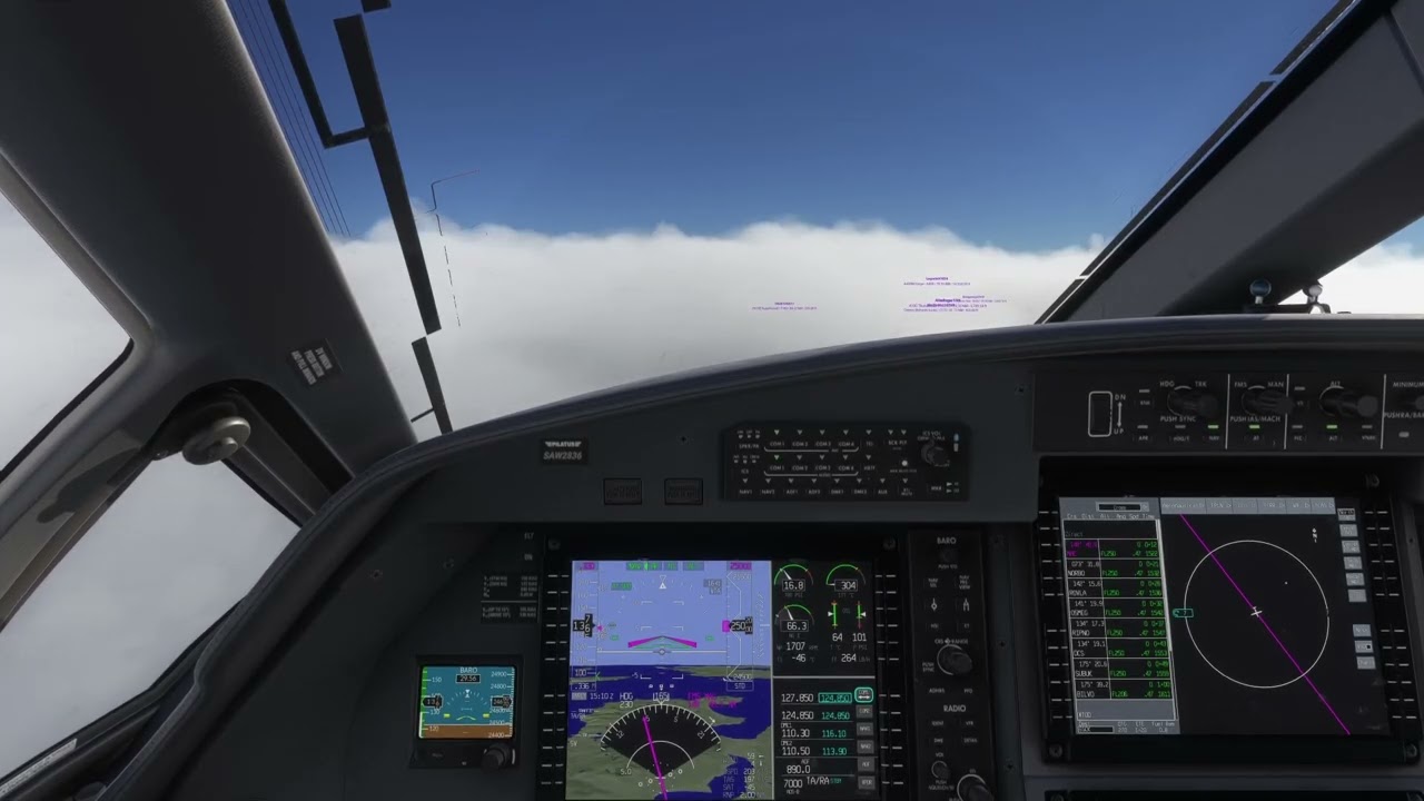 Msfs 2024 airplane white noise: Pilatus PC-12 #whitenoise, #asmr