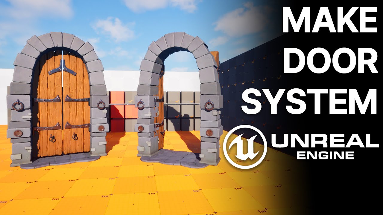 How to make Doors in Unreal Engine 5 | Interactive Doors in UE5.7