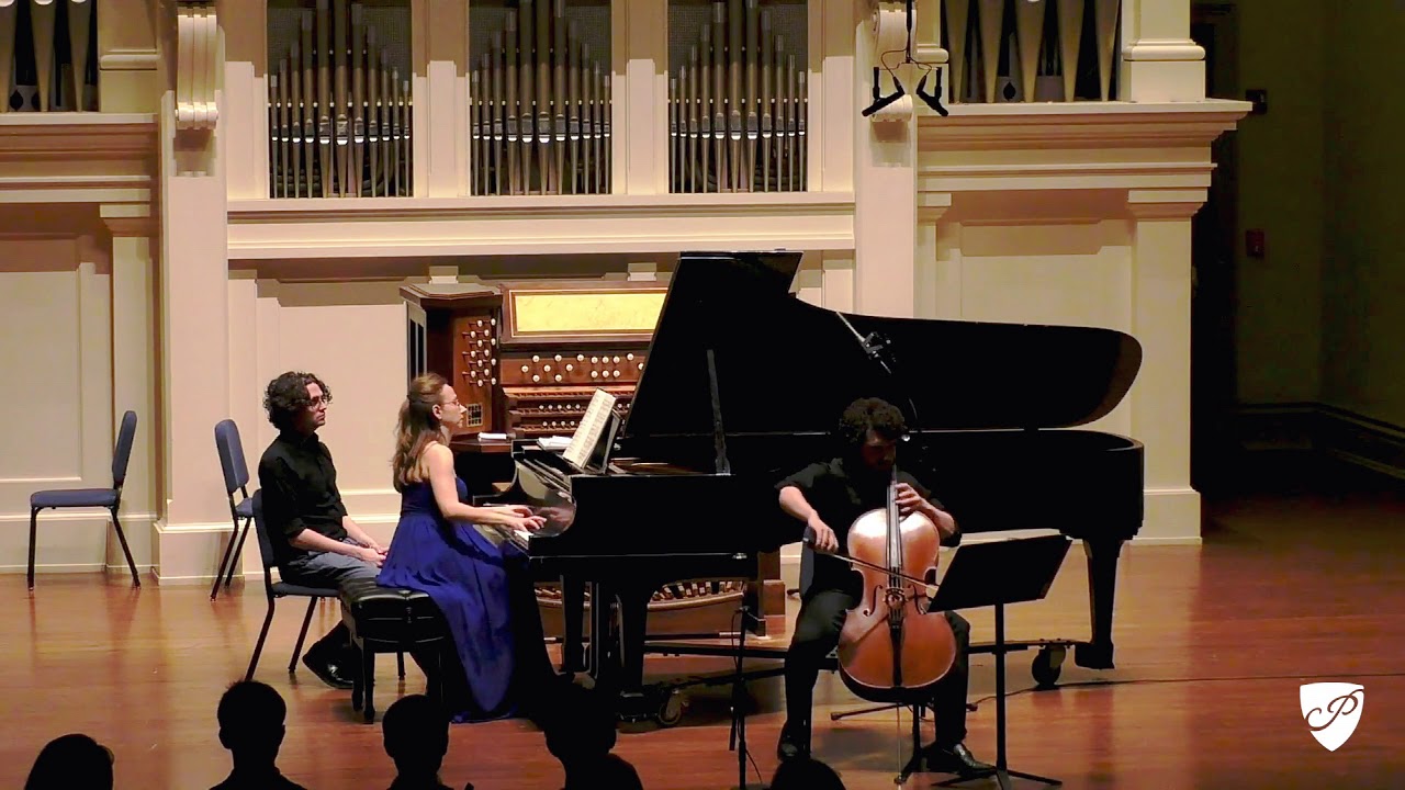 Malan and Prjevalskaya perform Brahms Cello Sonata Op.38 1st Mov.