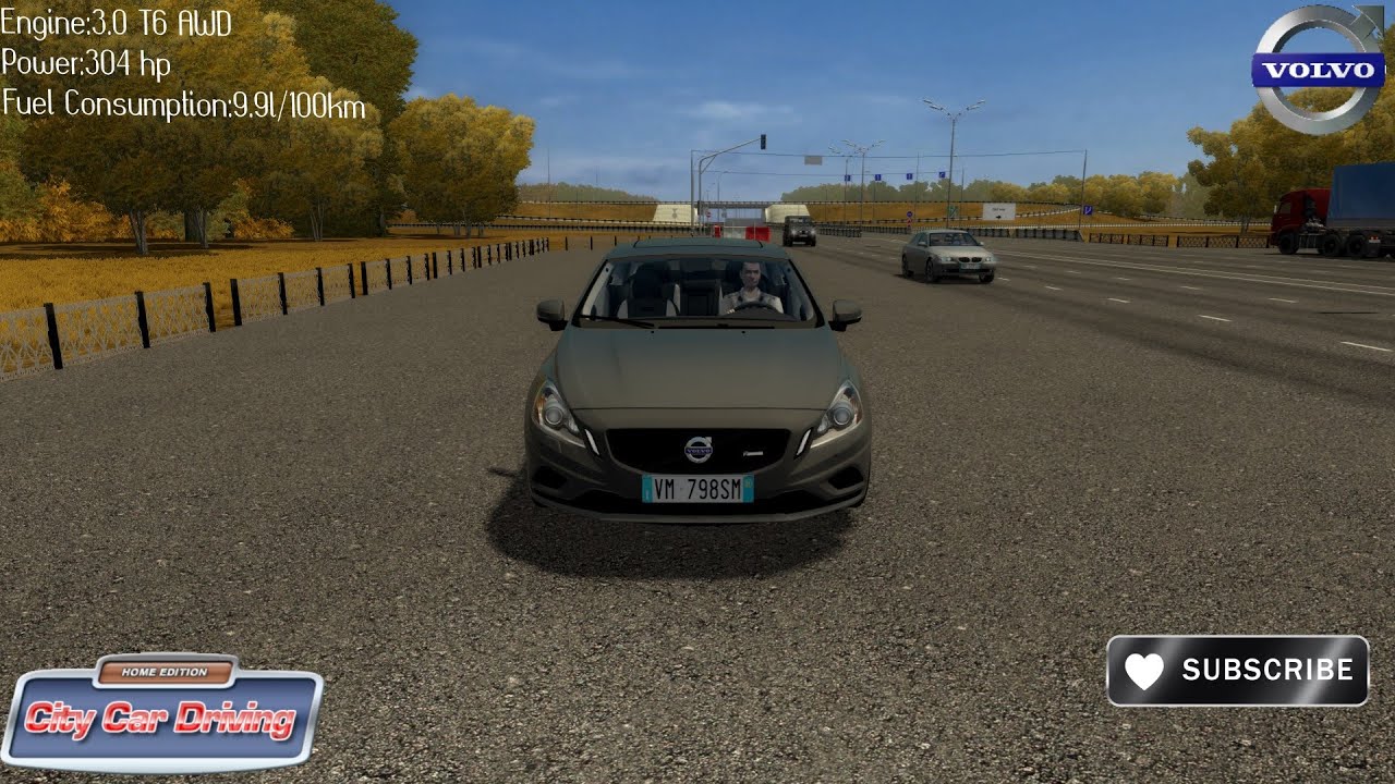 City Car Driving- Volvo S60 2011