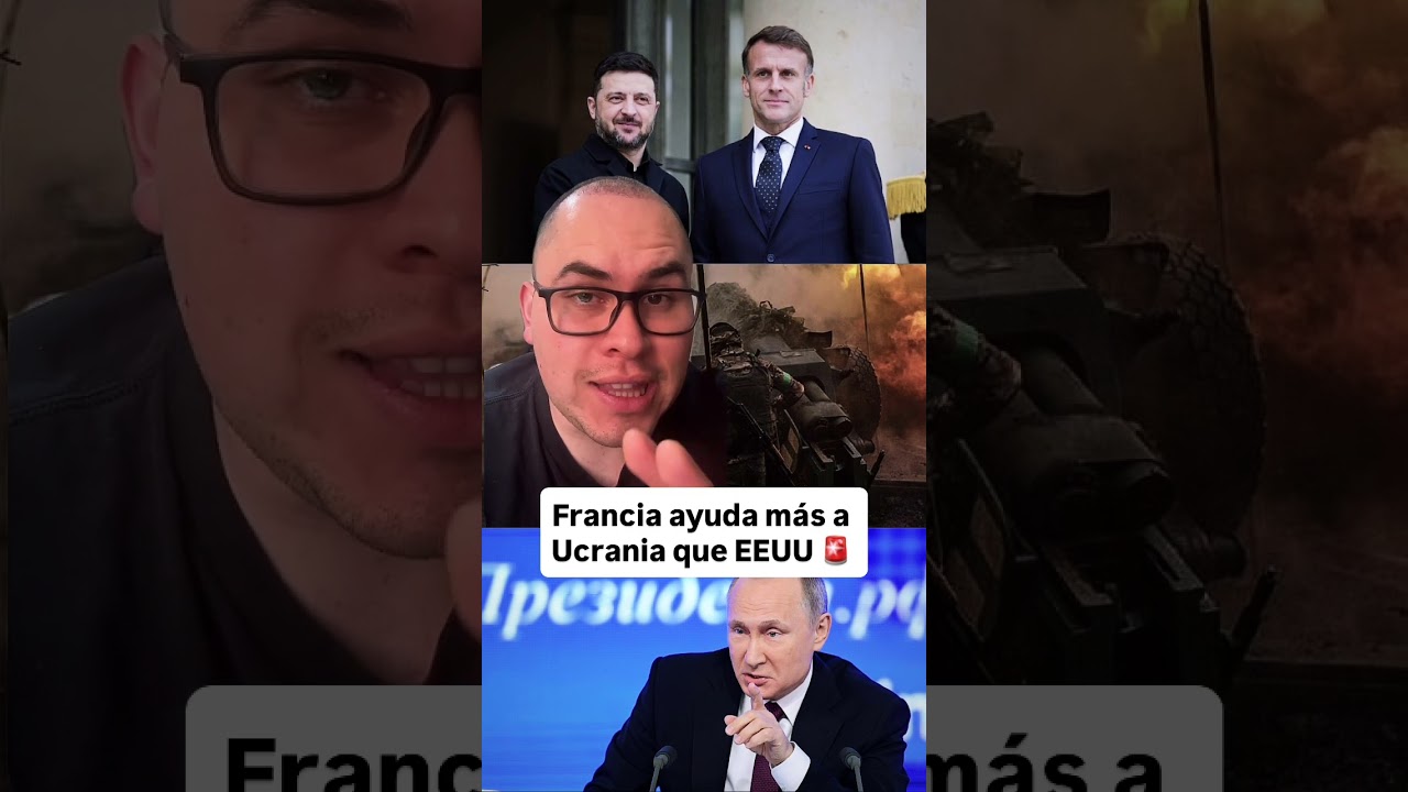 Francia ayuda más a Ucrania que EEUU según Macron 