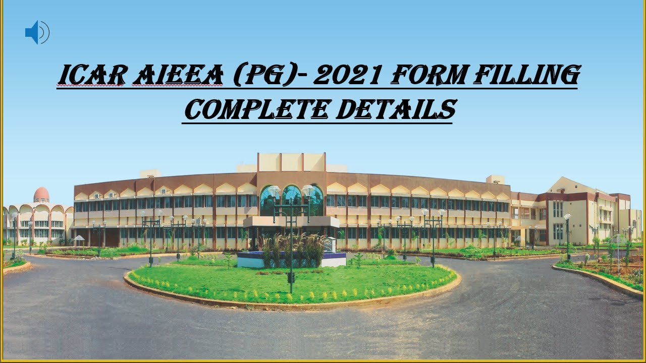 HOW TO FILL ICAR JRF/PG APPLICATION FORM 2021 WITH COMPLETE ONLINE STEP BY STEP FILLING