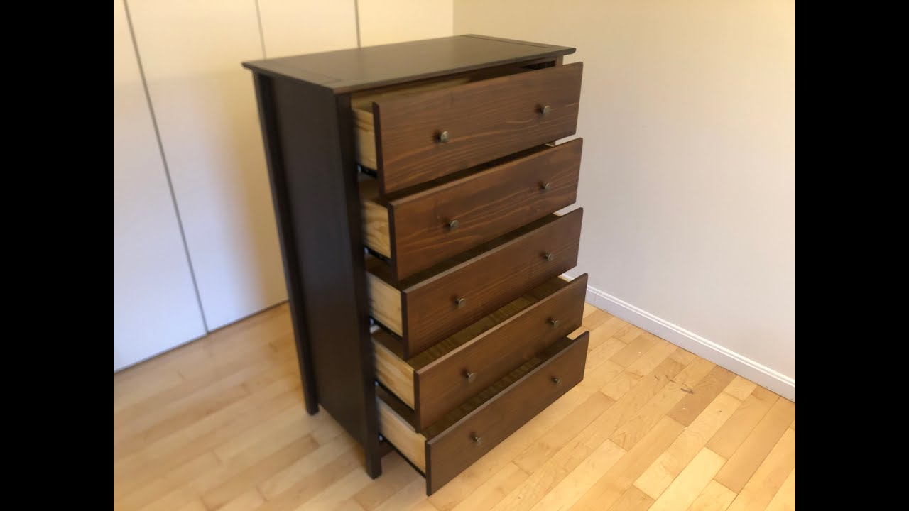 Grain Wood Furniture Shaker 5-Drawer Chest Assembly Instructions (Full Step-by-Step Assembly Guide)