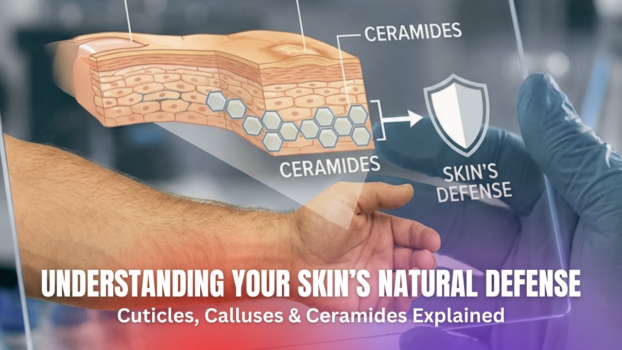 Understanding Your Skin’s Natural Defense - Cuticles, Calluses & Ceramides Explained
