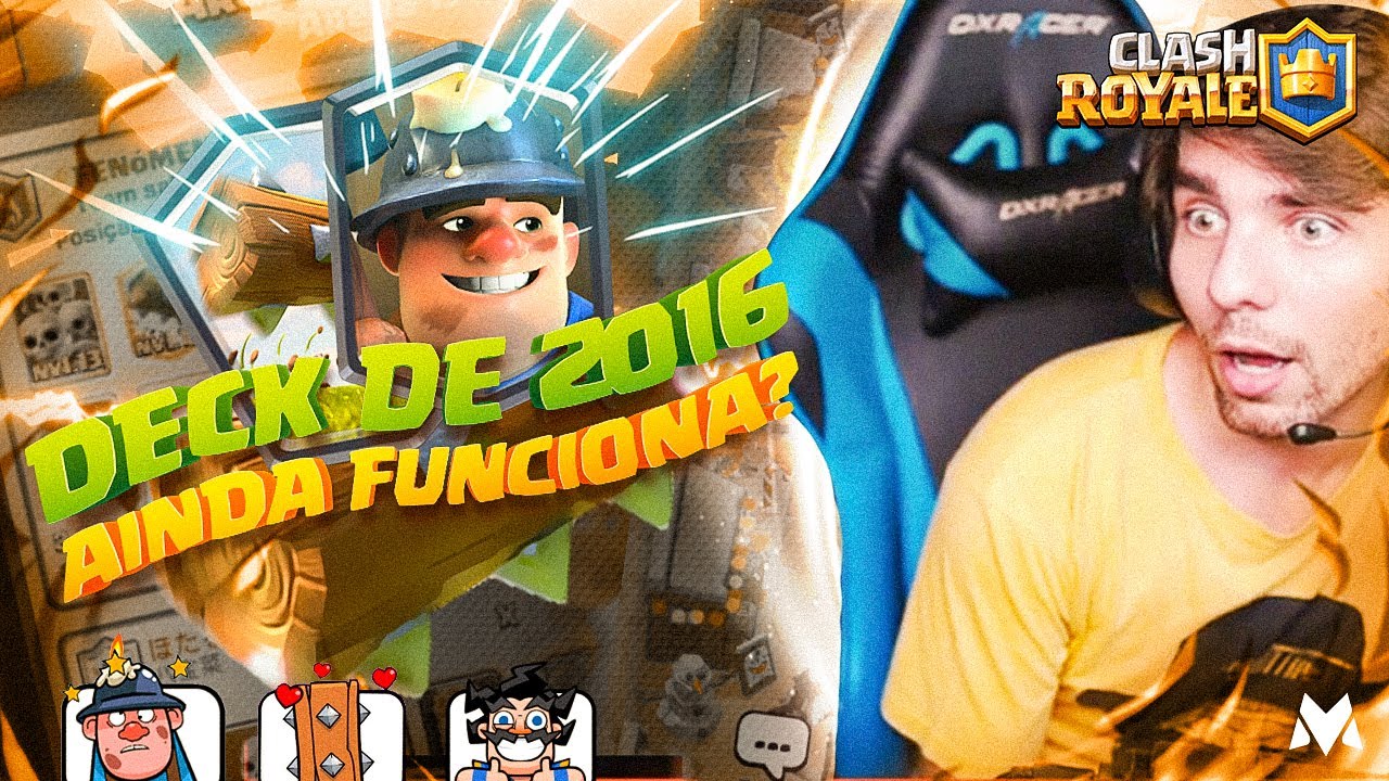 DECK DE LOG BAIT DE 2016 FUNCIONA? - Clash Royale