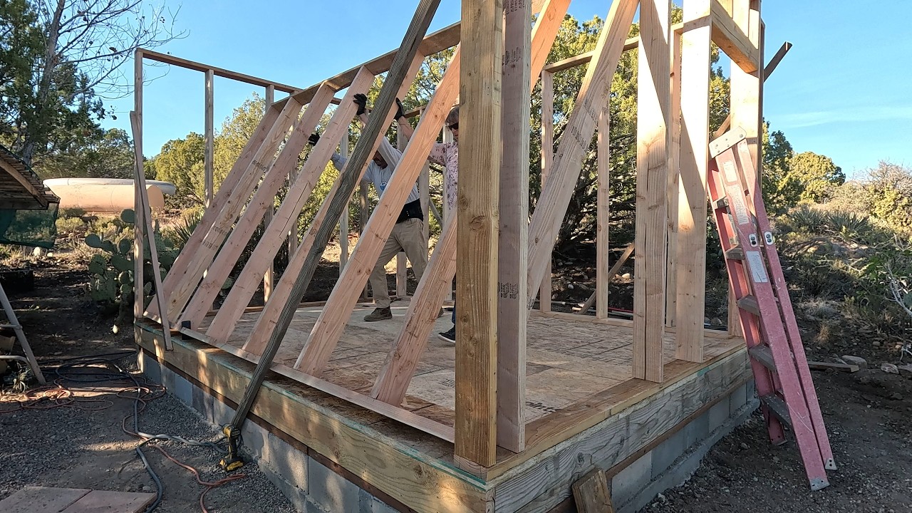 Off grid Casita framing