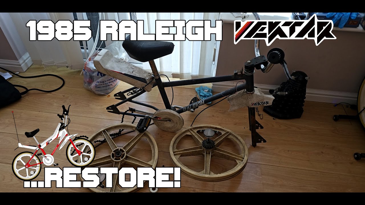 1985 Raleigh Vektar Computer Bike Restore!