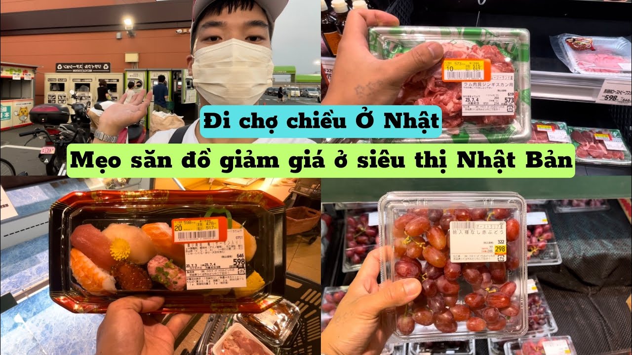 424 | Đi Săn Đồ Giảm Giá Ở Siêu Thị Nhật Bản | Cách Săn Đồ Giảm Giá | Đức Thư Vlogs