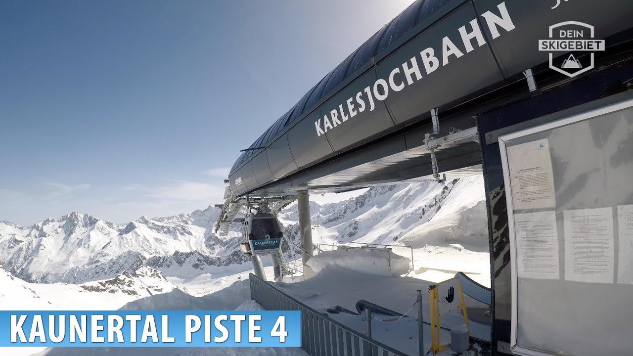 Kaunertaler Gletscher: Piste an der Karlesjochbahn am 10.10.19