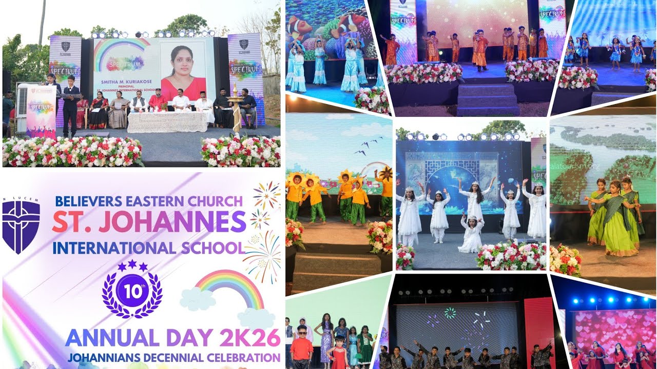 Annual Day 2k26 - Johannians Decennial Celebration - St. Johannes International School, Kochi