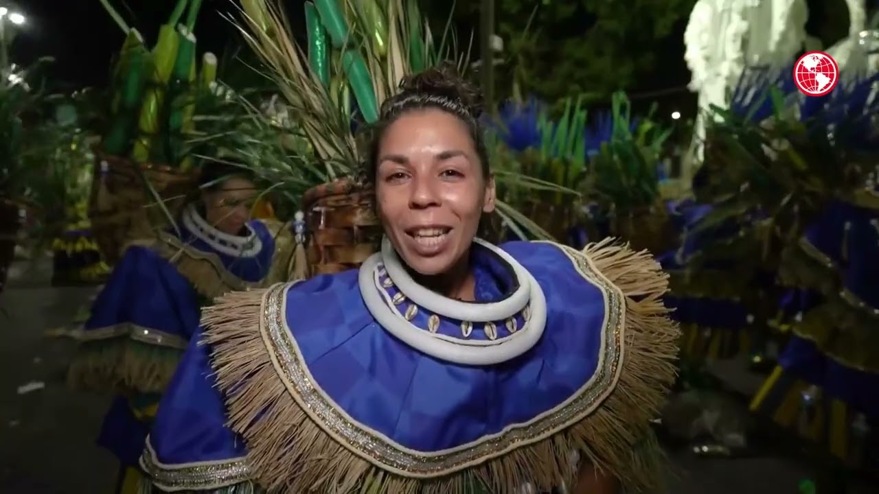 El sambódromo celebró la raíz africana de Brasil en carnaval de Río