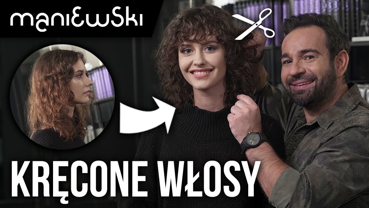 Kręcone włosy – jak obciąć, by wyglądały idealnie – metamorfoza włosów [MACIEJ MANIEWSKI]