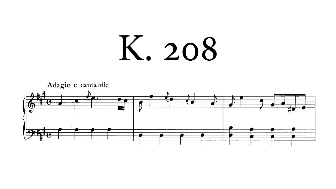 D. Scarlatti - Sonata in A major, K.208 (Scott Ross)
