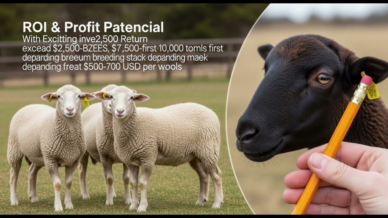 Dorper Sheep Farm Upgrade: $2,500 Investment, $10,000+ Return!