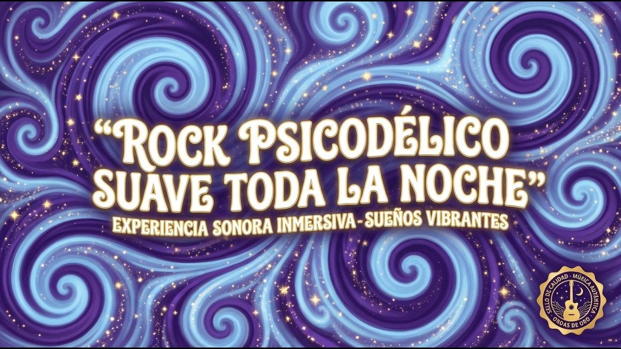 Rock Psicodélico Suave Toda la Noche – Música Relajante para Dormir y Soñar 11 Horas