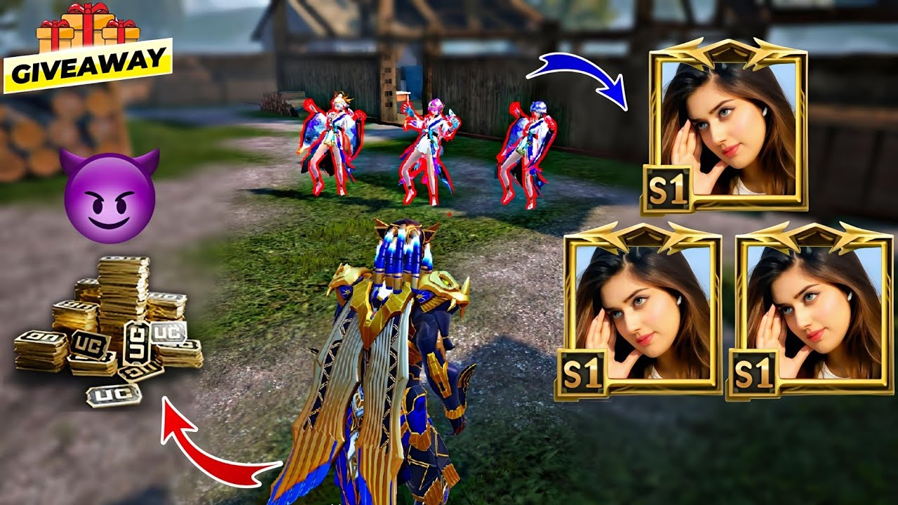 🔥Mythic Fashion Conqueror Girl & her teammates Challenged with M416 for 1VS3 TDM☠️SAMSUNG,A3,A5,A6