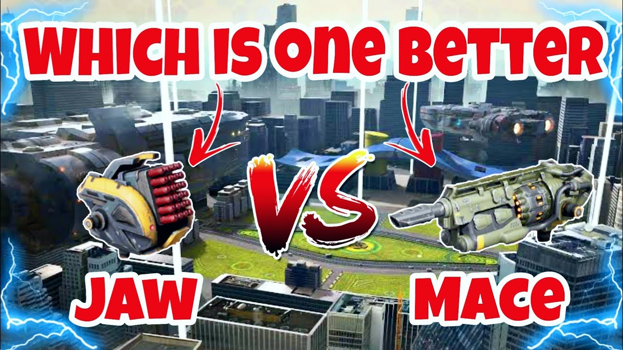 [WR]🔥Jaw VS Mace Weapon Comparison |War Robots|