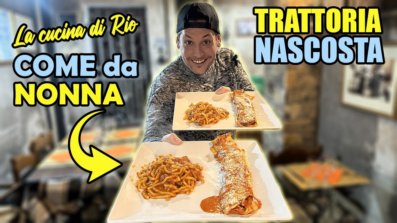 MANGIAMO in una TRATTORIA NASCOSTA tra LAZIO ed ABRUZZO