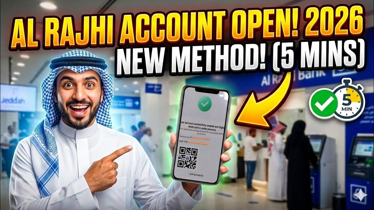 Al Rajhi Bank Account Opening 2026 | New Process (Step-by-Step Guide) 