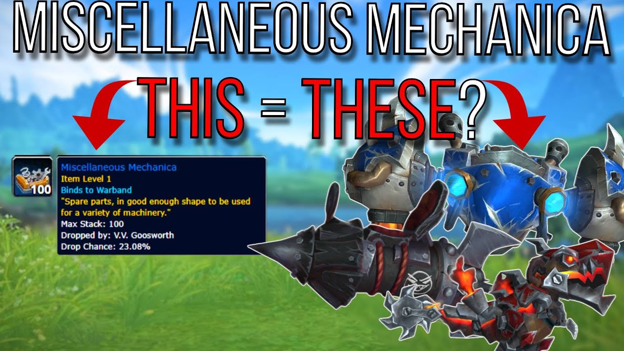 Miscellanious Mechanica Farming Guide - Patch 11.1 Undermine The War Within