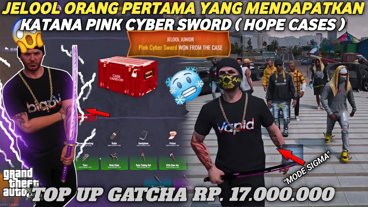 JELOOL GATCHA HOPE CASES TOP UP SENILAI 17.000.000 😱 | GTA 5 ROLEPLAY