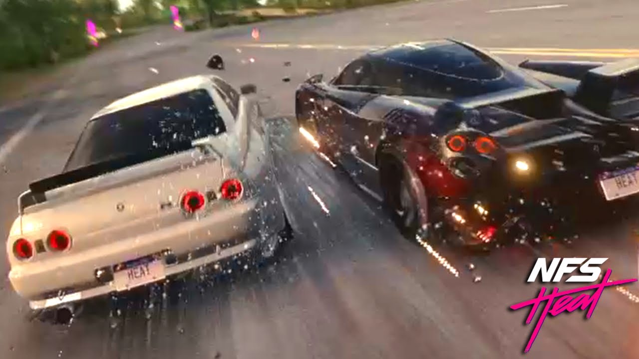 NFS Heat - Slow Cars Against Rammers Using OP Cars (Online Gameplay)