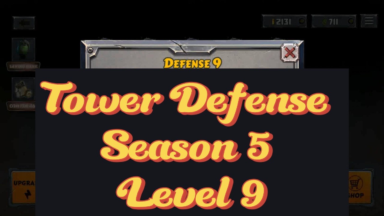Battle Strategy - Tower Defense Season 5 Level 9