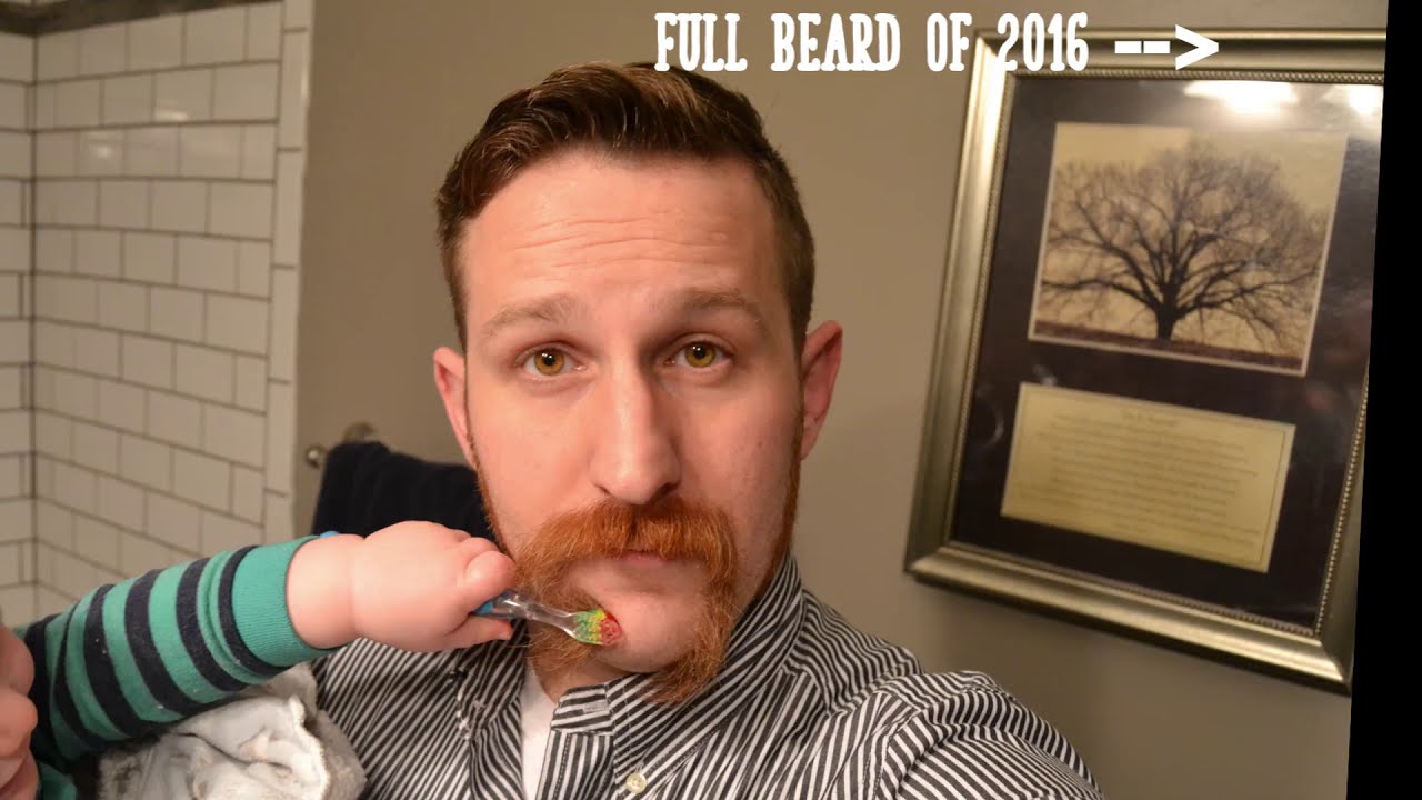 Growing Mustache Timelapse (9 Months)