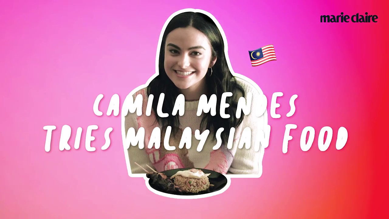 Marie Claire Exclusive Camila Mendes tries Malaysian food