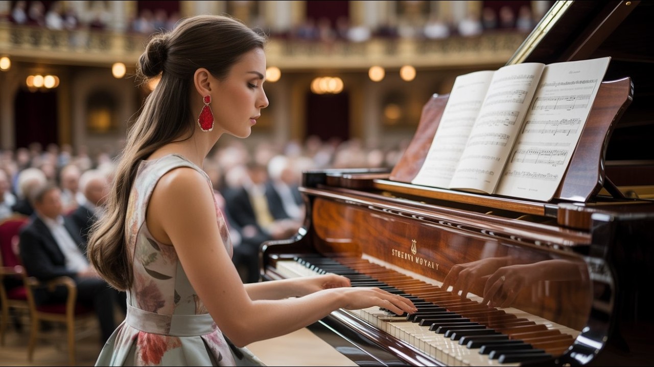 Millionaire Challenges Waitress to Playing Piano – Seconds Later, The Entire Room Gasps ✅