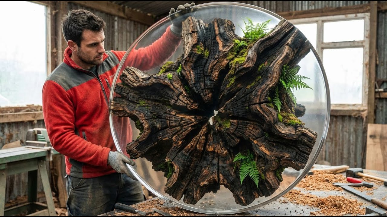 From What Looked Like Scrap Wood…A Master Craftsman Turned It into High-End Art