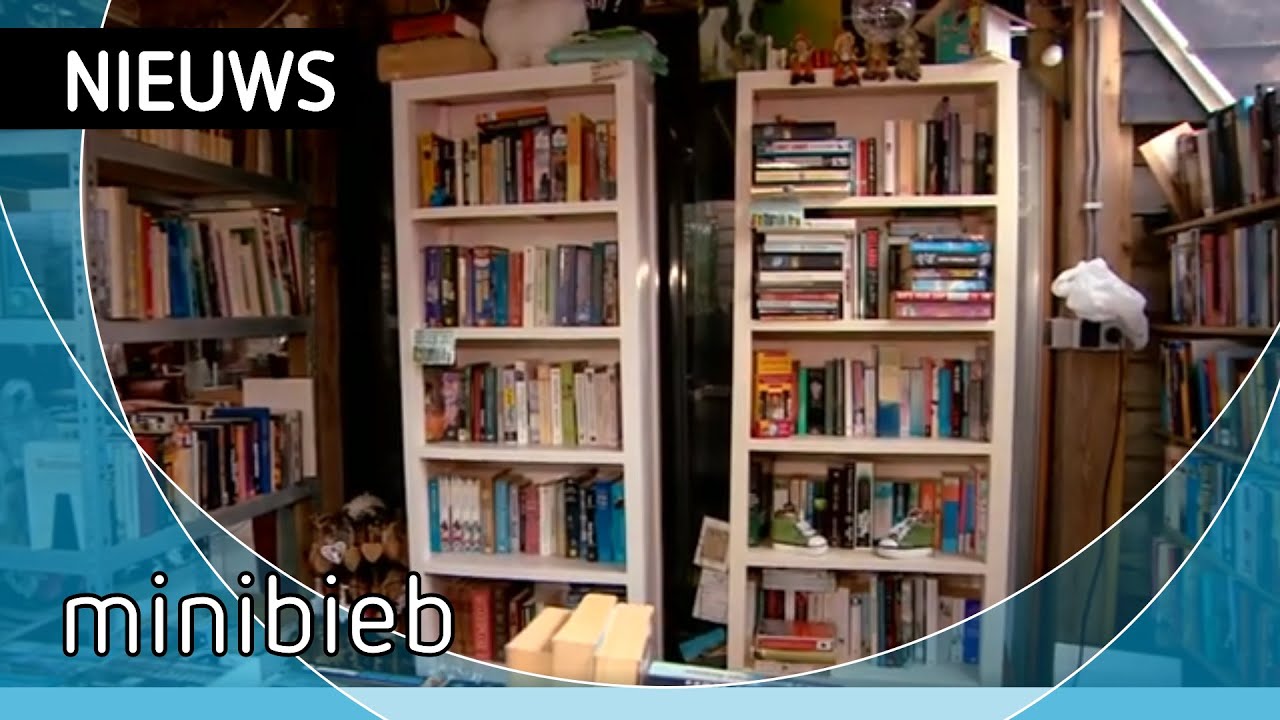 Een uit de kluiten gewassen minibieb: Claudia heeft een tuinhuis vol boeken