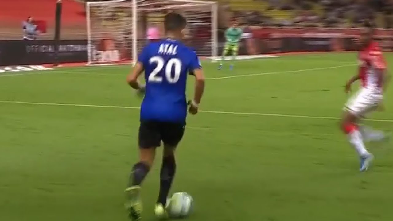 Youcef Atal Dribbling Skills Vs Mοnacο AWAY (24/05/2019) يوسف عطال ضد موناكو