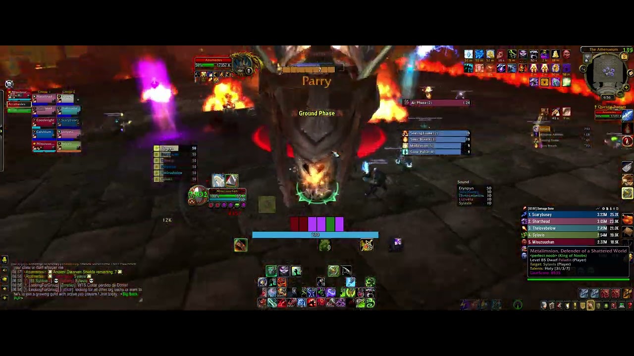 Heroic Atramedes 10m - Blood Death Knight POV | Blackwing Descent