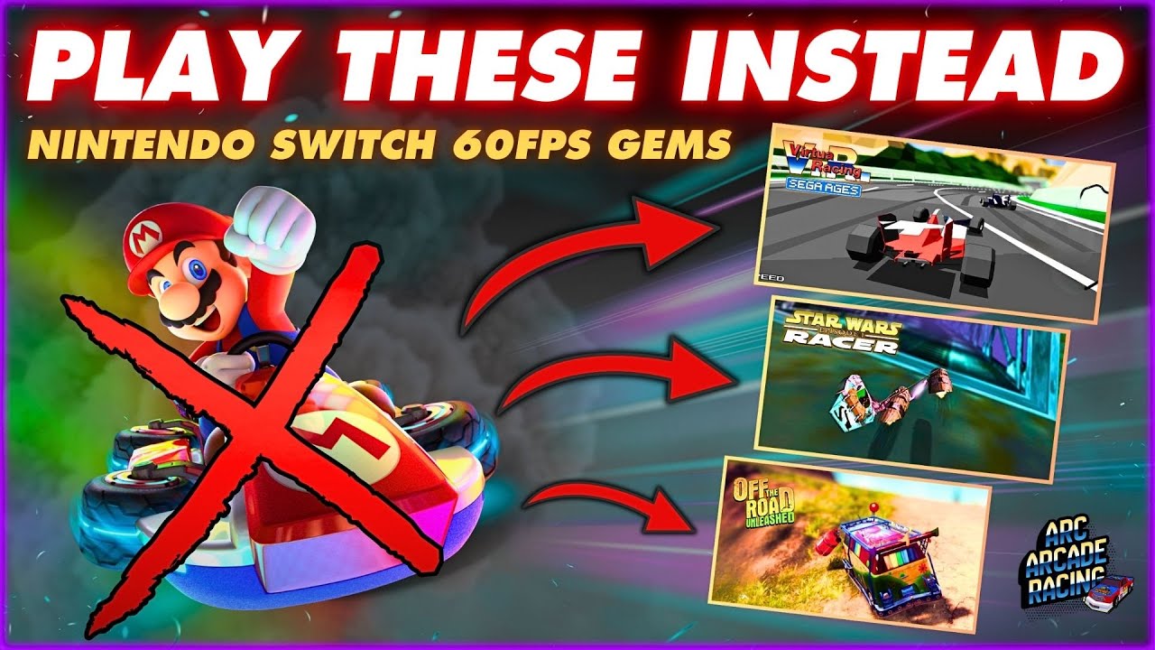 BEST Nintendo Switch Arcade Racers - Racing Games That AREN'T Mario Kart 8 Deluxe!