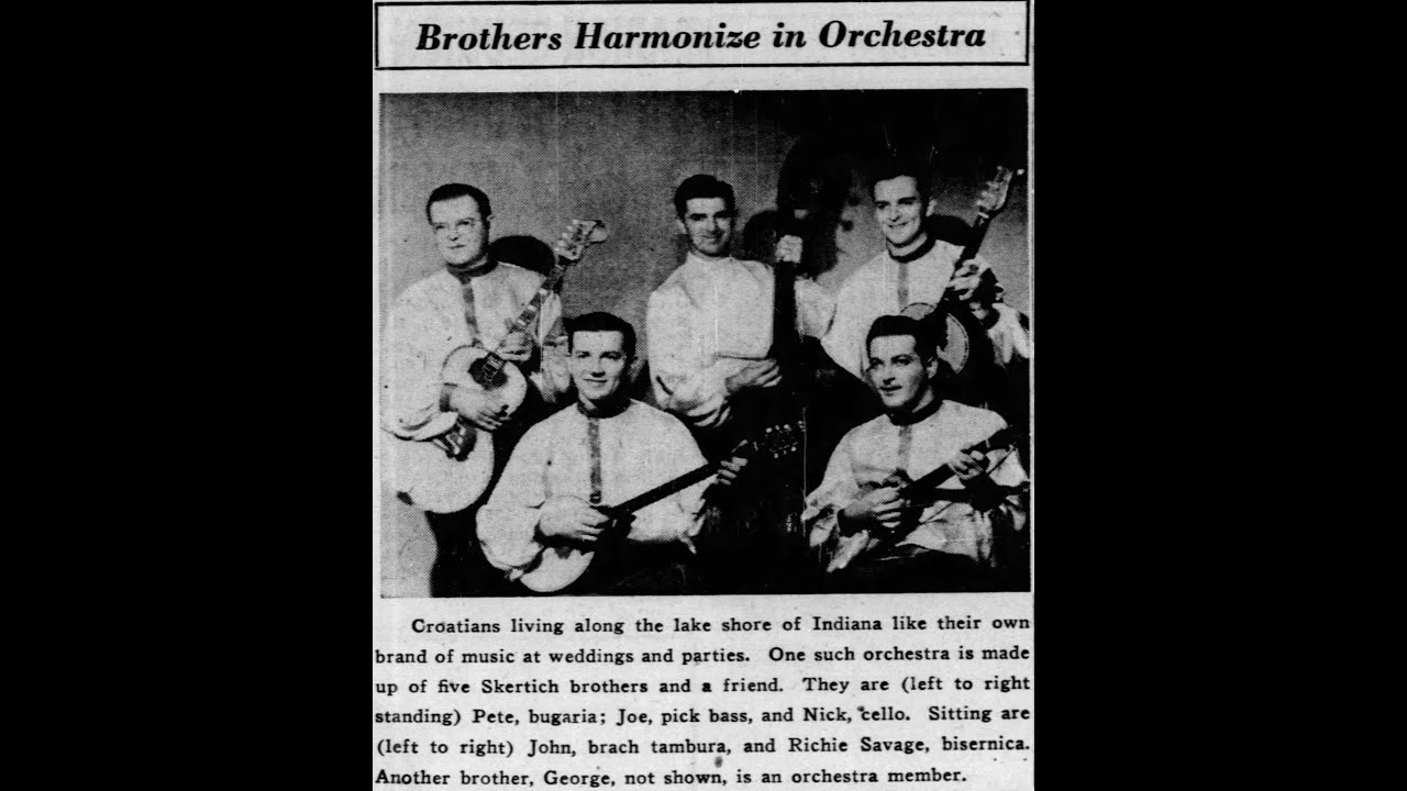 TAMBURITZA: Skertich Brothers Tamburitza Orchestra / Cherry Polka / Columbia 12234-F / 1942